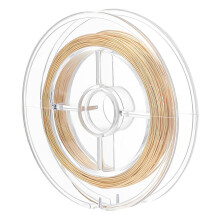 Sreang Práis Babhta Fíor-Ór Plátáilte 14K, 24 Gauge, 0.5mm, thart ar 49.21 Troigh (15m)/Rolla