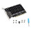 Κάρτα επέκτασης M.2PCIE X16 4 θυρών, κάρτα ελεγκτή επέκτασης NVMe 4 θυρών σε PCI-e4.0/3.0x16 1