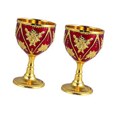 Set van 2 elegante Europese 30 ml metalen-goudrood
