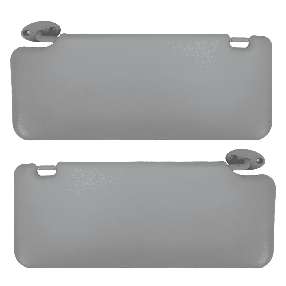 Sun Visor Set For Toyota Hilux Vigo (2005Â2014), Driver & Passenger Side, Card Pocket, Oem 74320-0K030, Compatible With Toyota Grey 9028731612874