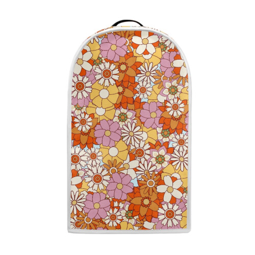 Κάλυμμα σκόνης μηχανής καφέ Retro Daisy1Set εύκολο στην εγκατάσταση ελαστικό για