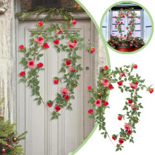 Popular Lifelike Vine Faux Greenery For Indoor Outdoor Home Garden Wall, Trailing Plants For Aesthetic Appeal, Durable And Weather Resistant
