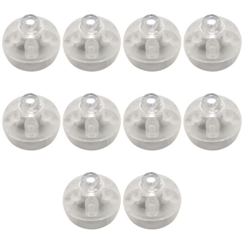 1000 x Round Led Flash  Lamp Balloon Light Long Standby  White