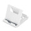 Adjustable Phone and Tablet Stand, Foldable Desktop Holder with AntiSlip Pads, White 1