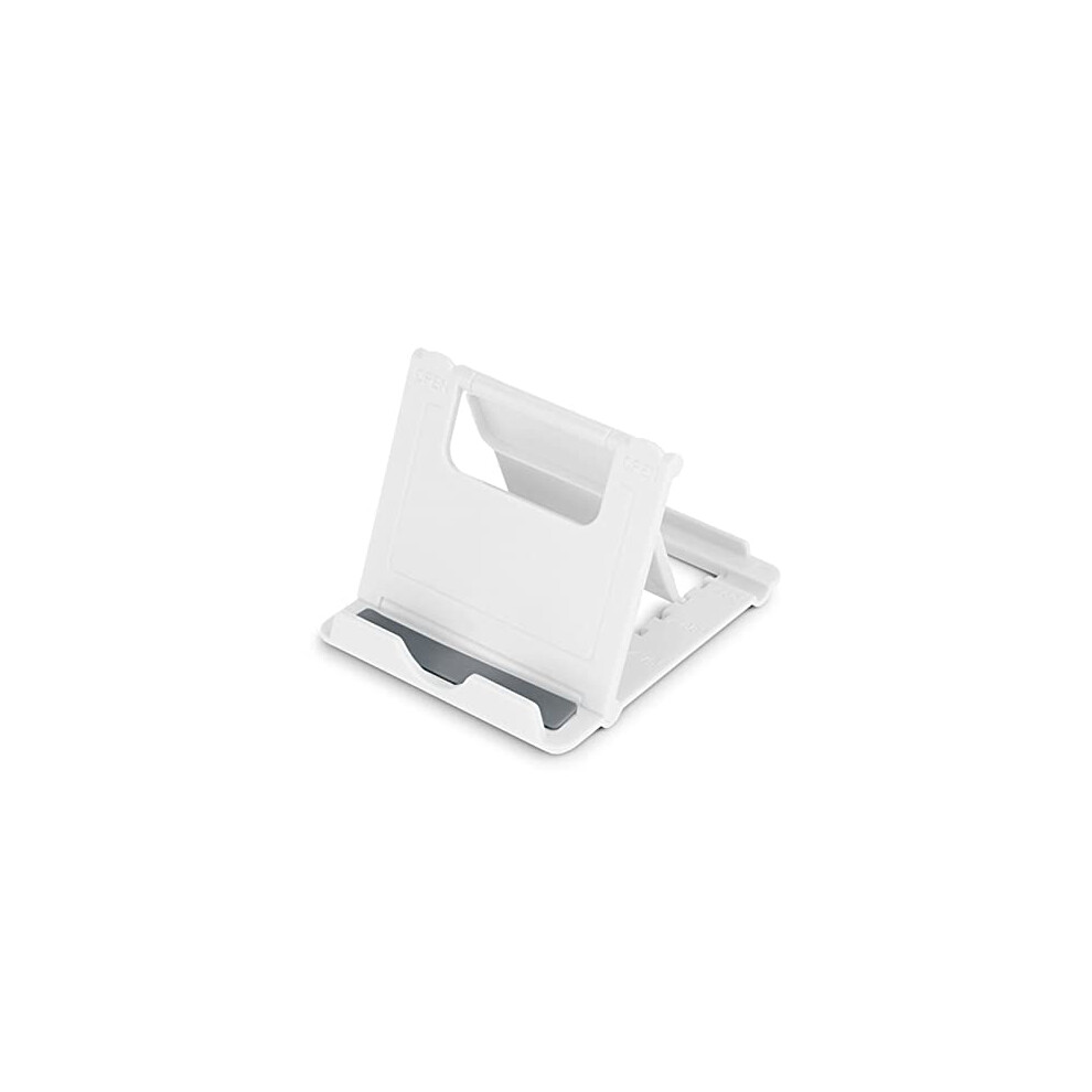 Adjustable Phone And Tablet Stand, Foldable Desktop Holder With Antislip Pads, White 9092120209747