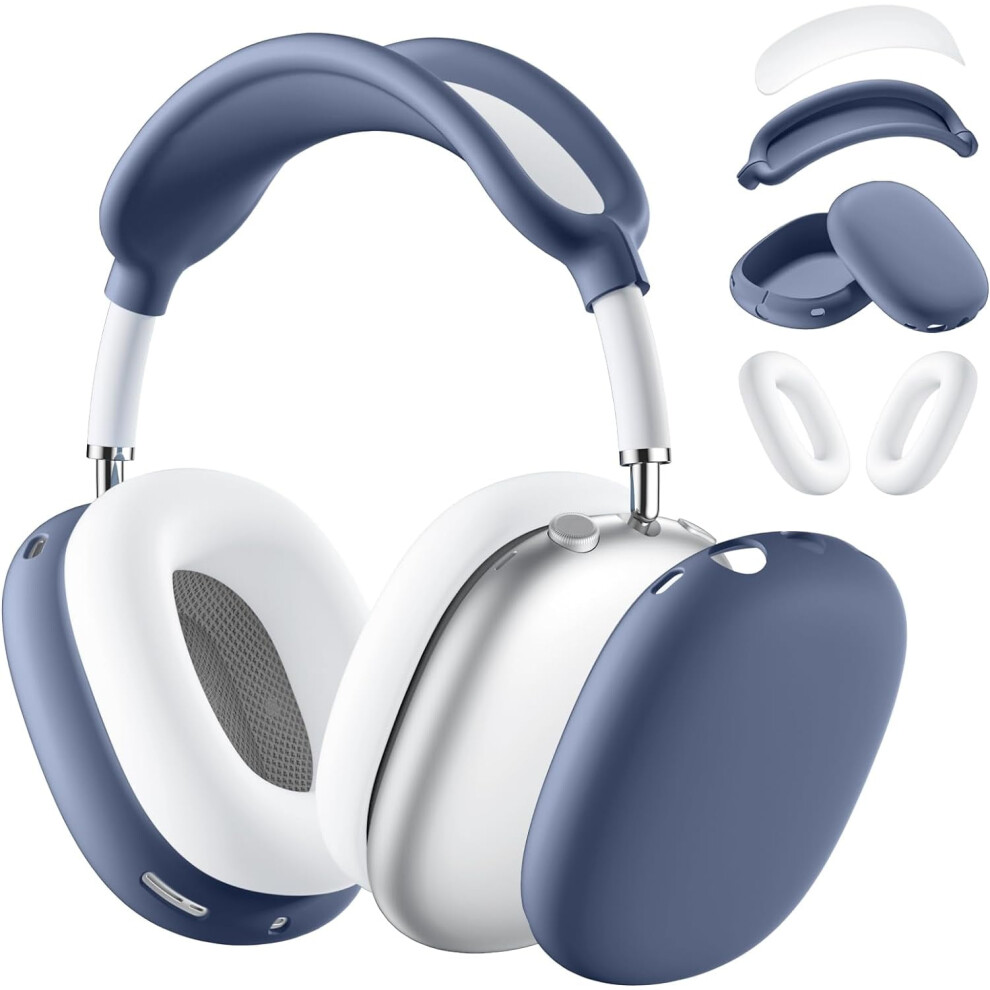 Soft Silicone Case Cover For Airpods Max Â Ear Cup, Headband & Pad Protector (Compatible With Airpods Max) 9028731613208