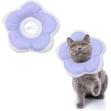 Cat Cone, Pet Recovery Collar After Surgery, Adjustable Elizabethan Collar for Dogs, Comfy Cone for Kitten and Puppy, Protective Cotton Cone for Small