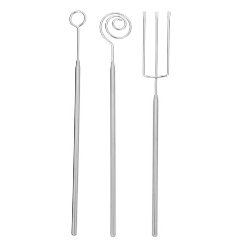Baking Dipping Fork Silver 3 pcs 7.9 inches