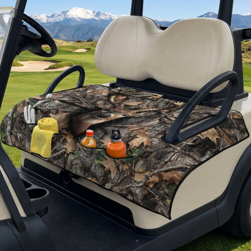 Golf Cart Seat Covers Universal Fit Heavy-Duty Polyester 4