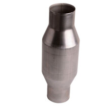 4 Stuks 2,5 Inch Gesponnen Universele Katalysator High Flow Roestvrij Staal 425250 Uitlaatkatalysator