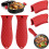 Cast Iron Handle Cover Silicone Heat Resistant 4 Pcs 1