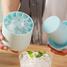 Ice Cube Tray,Cylinder Ice Cube Mold Ice Cup Ice Maker Ice Storage Box Ice Tray Cylinder Ice Cube Mold Ice Cup
