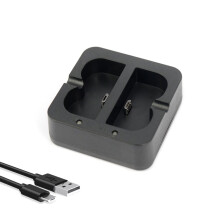 Dual-Port-Akkuladegerät für Video-Türklingel 2/3/3Plus/4 mit LED-Statusanzeige