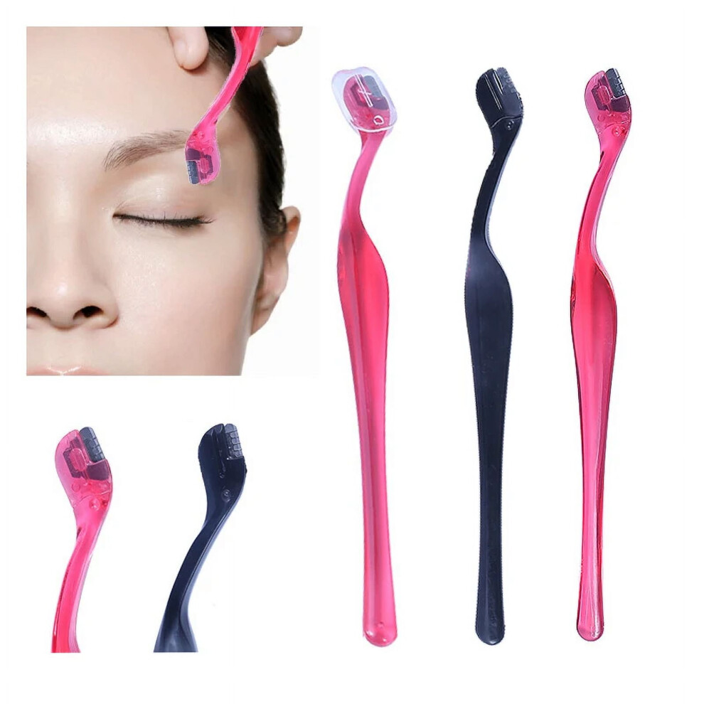Women's Makeup Tools Eyebrow Scraper Stainless Steel Mini Eye Brow Blades Trimmer Eyebrow Repair Reticulated Blade Beauty Tool