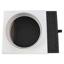 110/160 mm kanalluftfilter HEPA-ventilationskanalluftfilter för PVC/Pe-rör, friskluftssystem, kanalfläkt, reningsbox, förfilter