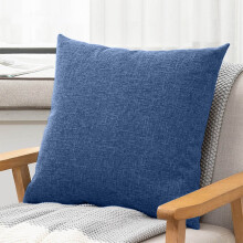 Linnekudde – Modern dekorativ plädkudde, mysig soffa och ländryggskudde för vardagsrum/säng, tvättbar polyester, mångsidig heminredning