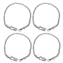 Vintage Pocket Watch Chain Alloy Retro Belt Chain 4PCS
