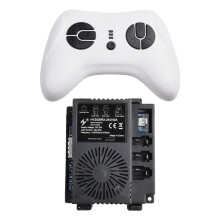 Hy2005Rx-24V40A Elektrische speelgoedauto voor kinderen, inclusief 2.4G afstandsbediening, ontvanger, moederbord, zender en accessoirebox.