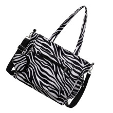 Dames crossbodytas van PU, schoudertas, grote capaciteit, handtas met zebraprint, messengerbag, eenvoudige forenzentas