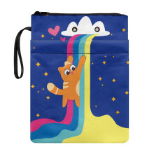 Lynlåsomslag til bogen 28,5 x 21,5 cm i polyester