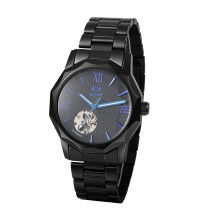 Men's Automatic Business Watch with Detachable Stainless Steel Strap, Luminous Hands – Compatible with Office & Formal Wear