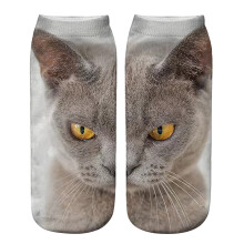 Socken mit realistischem Katzenmotiv, Katzensocken für Katzen, 3D-Tiersocken, Tierstrümpfe, originelles Tierdesign für Damen und Herren,