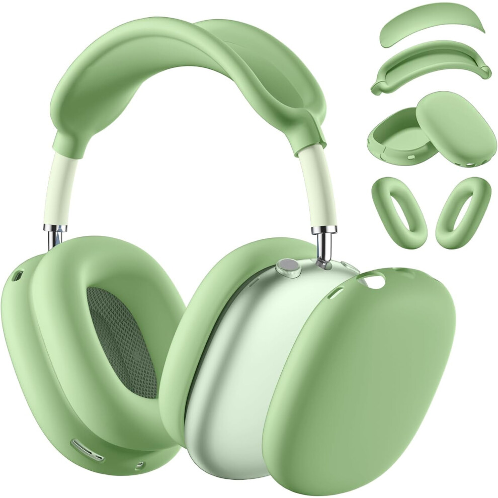 Soft Silicone Case Cover For Airpods Max Â Ear Cup, Headband & Pad Protector (Compatible With Airpods Max) 9028731610092