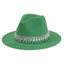 Western cowboy kalap strasszos szív alakú karimájával – unisex