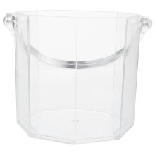 1Pc Simple Acrylic Ice Bucket for Home and Party Use with Large Capacity