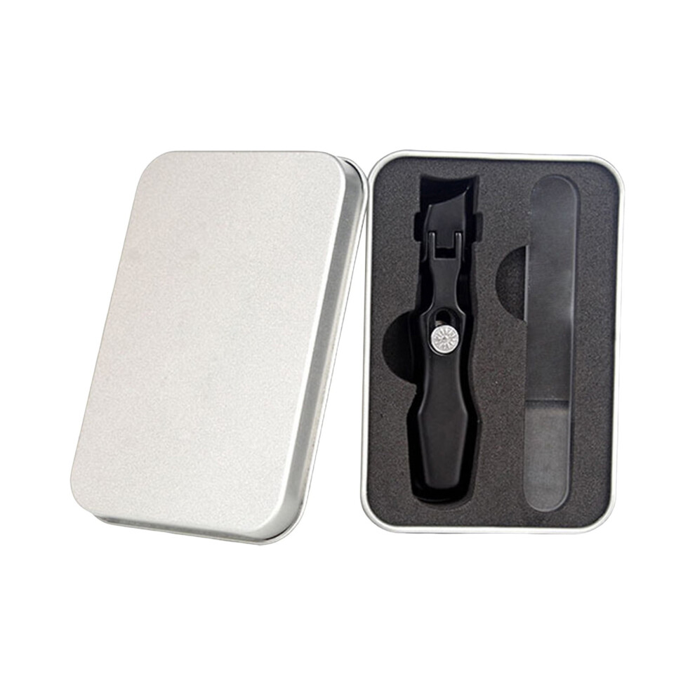 Nail Clippers with Glass File Ultra compatible with Sharp Heavy Duty Toe Clippers for Seniors German Stainless Steel Nail Clippers for Thick Nails