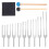 Tuning Forks Set Silver 9 Pieces 174-963Hz Chakra Healing 1