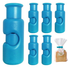 Bag Clips for Food, Squeeze & Lock Reusable Clips for Snacks, Bread & Food Storage