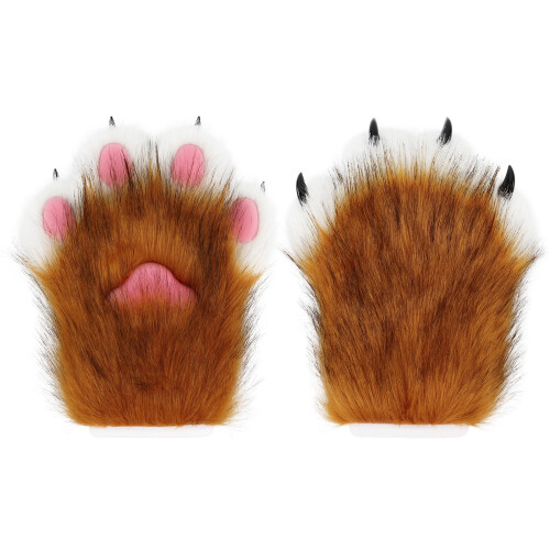 Kitten Paw Plush Handskar – 1 Par