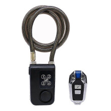 Bike Motorcycle Lock Alarm Wireless Remote Control Waterproof 110db Scooter Bicycle Burglar Vibrati