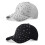 Rhinestone Baseball Cap Adjustable Breathable 2 Pcs 1