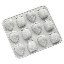 KINCJON Soap Molds Silicone Mold Pineapple Strawberry Soap Chocolate Candy Molds Diy
