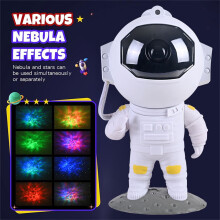 Astronaut Galaxy Projector Night Light with Timer & Remote – Nebula Ceiling Projection, Compatible with Galaxy Projectors