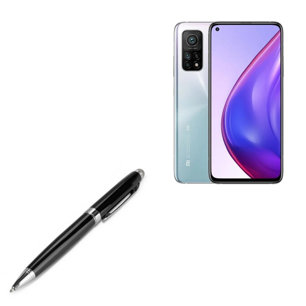 2In1 Stylus Pen, Capacitive Ballpoint With Precise Touchscreen Control, Refillable Jet For Xiaomi Mi 10T Black 9092120210491