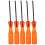 2 PCS Tri Prong Screwdriver Three Point Red Set DS Repair Tool 1