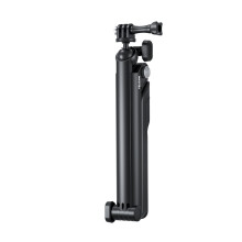 Tripé flexível para celular – 3 posições, rotação de 360, braço extensível de 22 a 55 cm para GoPro, compatível com iPhone.