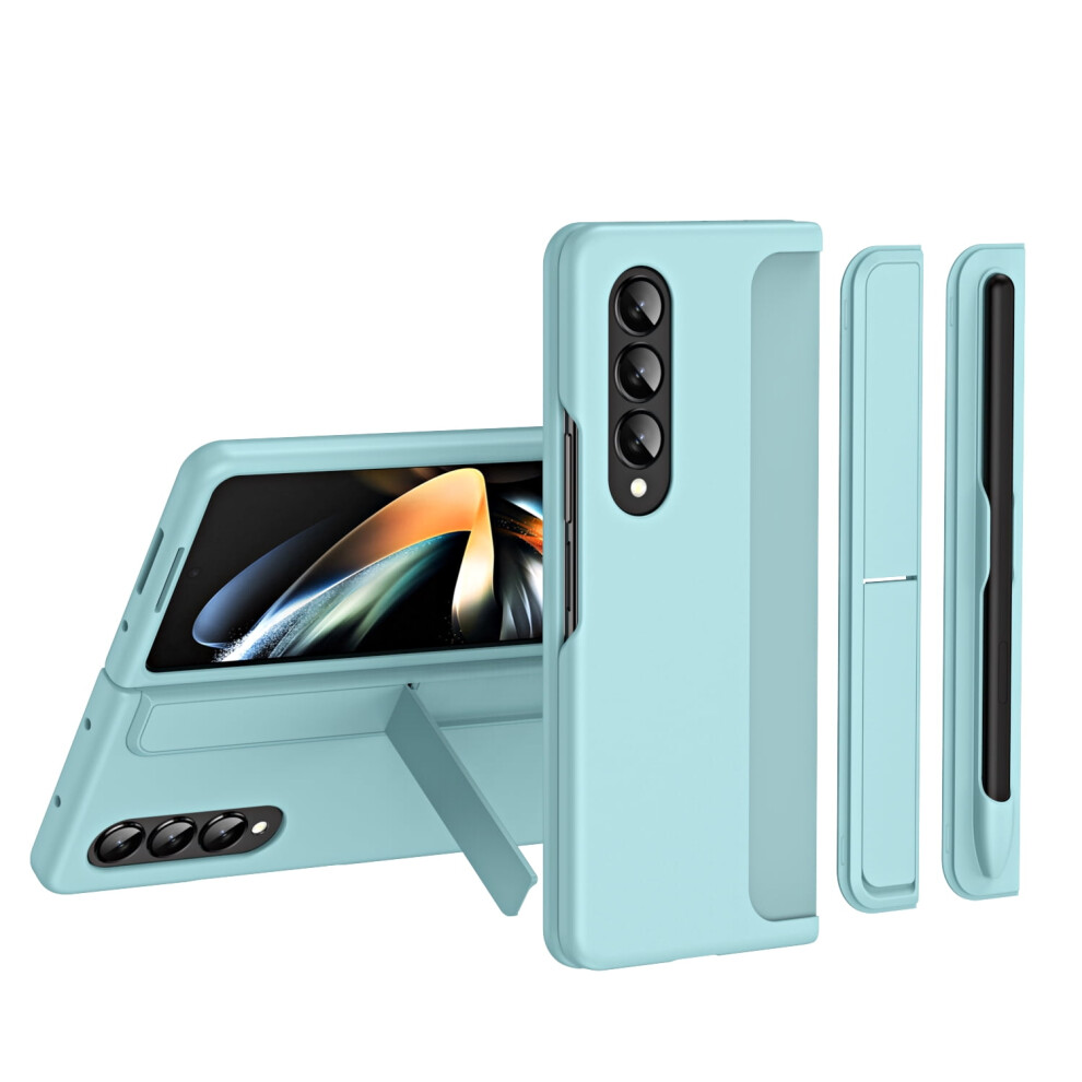 Compatible With Samsung Galaxy Z Fold 4 Case Â Iceblue Hinge Protection Case With Removable S Pen Holder & Kickstand 9028731562728