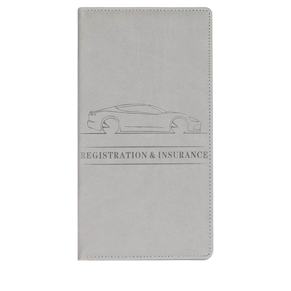 Car Registration & Insurance Card Clip Â Synthetic Leather Id Holder, Wallet Protector For DriverâS License & Insurance Info 9028731561370