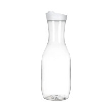 Clear Plastic Pitcher with Lid, 20oz/1500ml, Square Base, for Water/Juice – Compatible with ANMUYUM