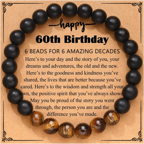 Men's Elastic Rope Bracelet Birthday Gift