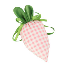 10pcs Easter Egg Bunny Carrot Bag Candy Bag Packaging Bag 4.7" x 7.5" Goody Treat Bags for Egg Hunt Outdoor Party Favor Supplies