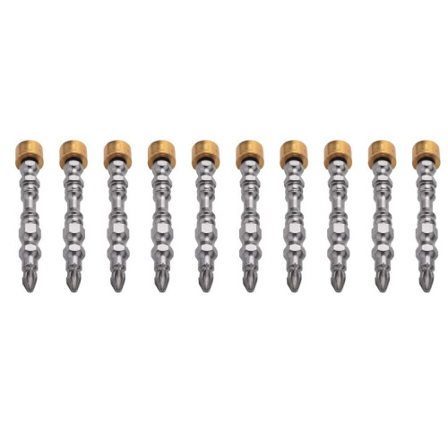 8X PH2 Hardness 65MM   Screwdriver Bit Double  Electric Phillips Screw Driver with Magnetic Ring