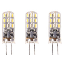 3X G4 LED Spot Light Bulb Lamp 1.5W 24 SMD 3014 Warm White 12V