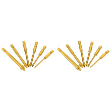 12pcs Glass Drill Bits Set Tile Ceramic Drilling Set 3/4/5/6/8/10mm with 1/4inch Hex Shank for Porcelain Marble Mirror