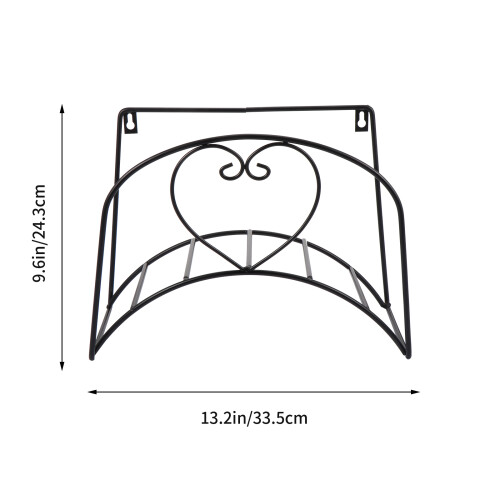 Hose Storage Bracket Wandhalterung Für Garten Schwarz 1