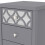 Arianna 3 Drawer Bedside Cabinet Cool Grey 3
